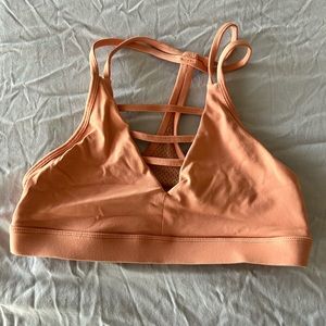 Zyia grid bra in peach